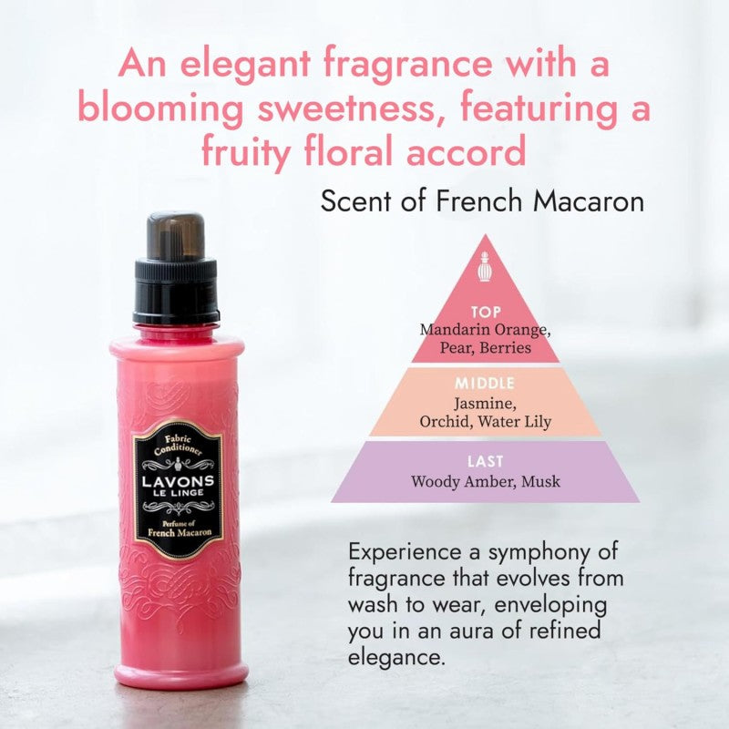 Lavons Fabric Conditioner Softener French Macaron 600ml