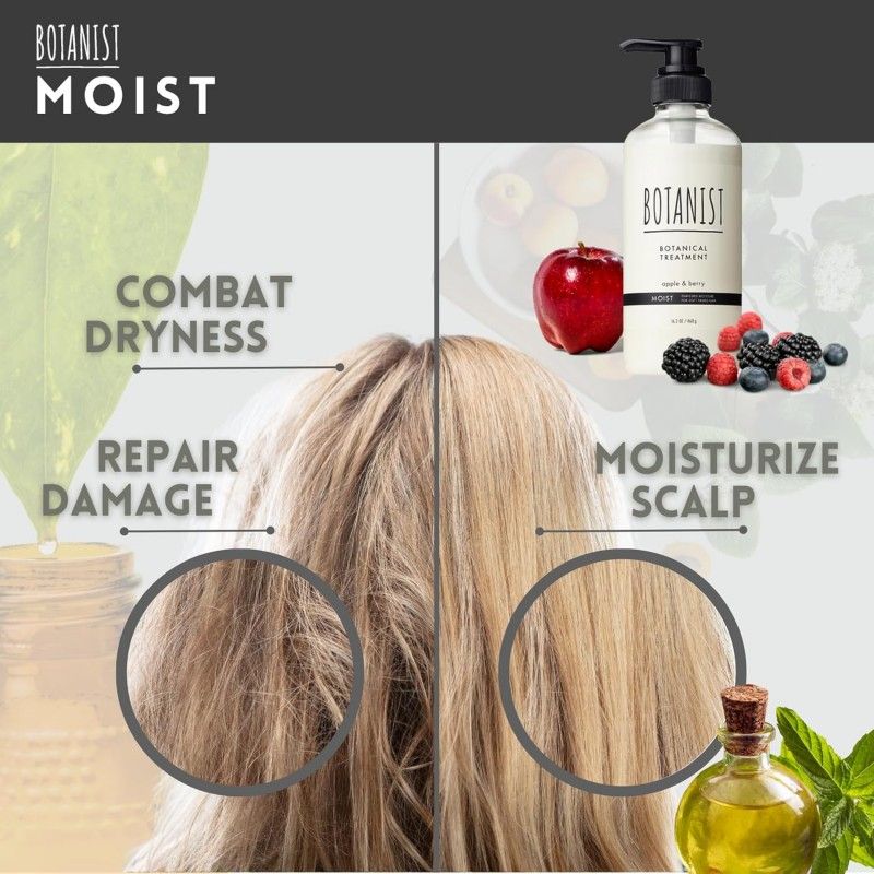 Botanist Botanical Hair Conditioner Treatment Smooth Apple & Berry 490ml