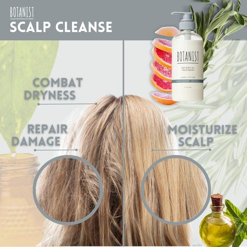 Botanist Botanical Scalp Cleanse Conditioner Grapefruit & Sage 490g