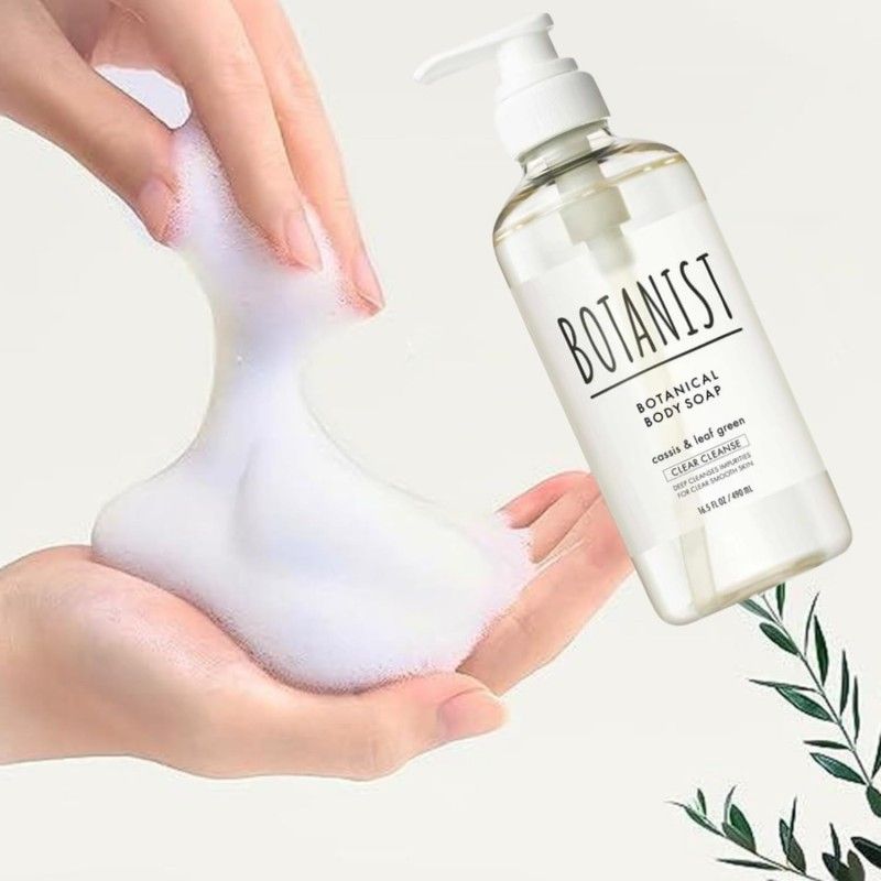 Botanist Botanical Body Wash Soap Moist Rose & White Peach 490ml