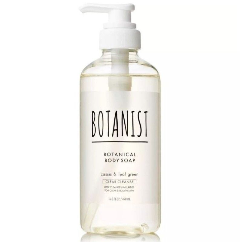 Botanist Botanical Body Soap Clear Cleanse Cassis & Leaf Green 490ml