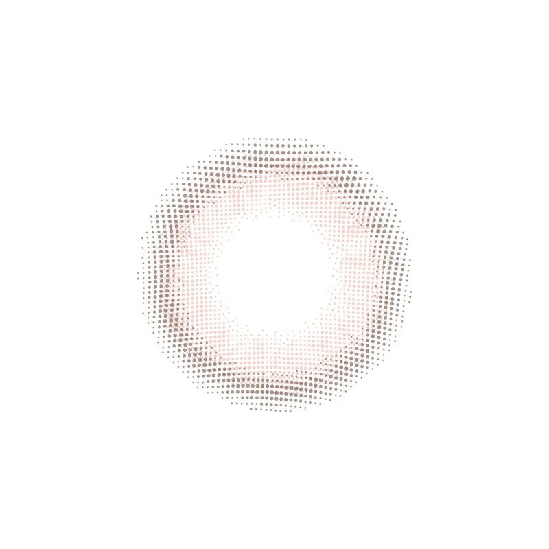 Fomomy 1 Day Colored Contact Lenses Cameo Pink -6.00 10pcs