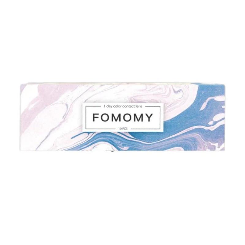Fomomy 1-Day Colored Contact Lenses Cameo Pink ±000 10pcs