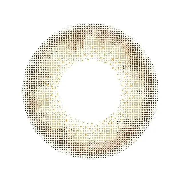 LIL Moon 1 Day Colored Contact Lens Rusty Beige -3.75 10pcs
