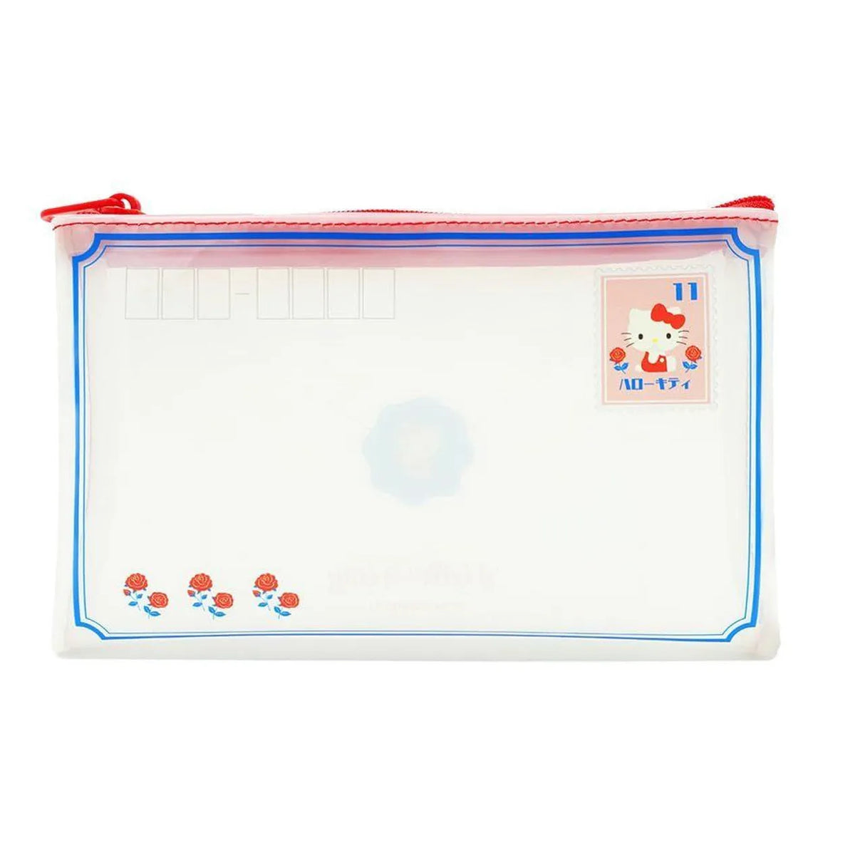 Sanrio Characters Retro Stamp Flat Pouch Hello Kitty