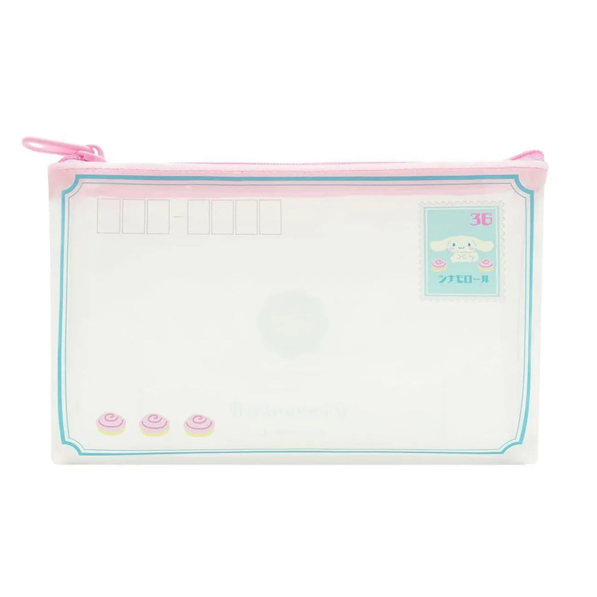 Sanrio Retro Stamp Flat Pouch Cinnamoroll