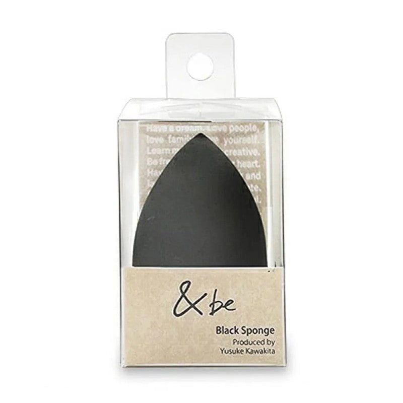 &Be Black Sponge Dry&Wet Makeup 1pcs