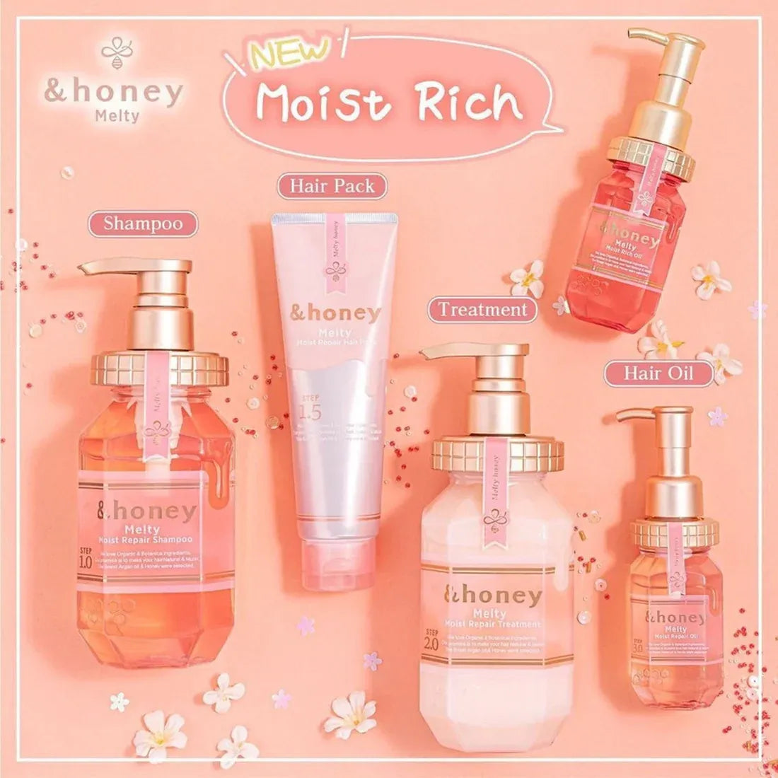 &Honey Melty Moist Repair Hair Mask Pack 130g