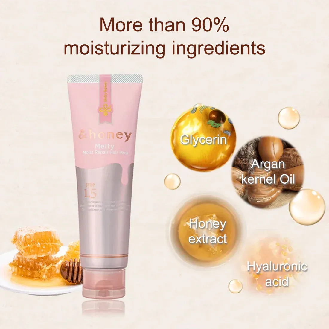 &Honey Melty Moist Repair Hair Mask Pack 130g