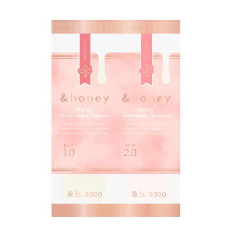 &Honey Melty Moist Repair Shampoo & Treatment Trial Pack 10g+10ml