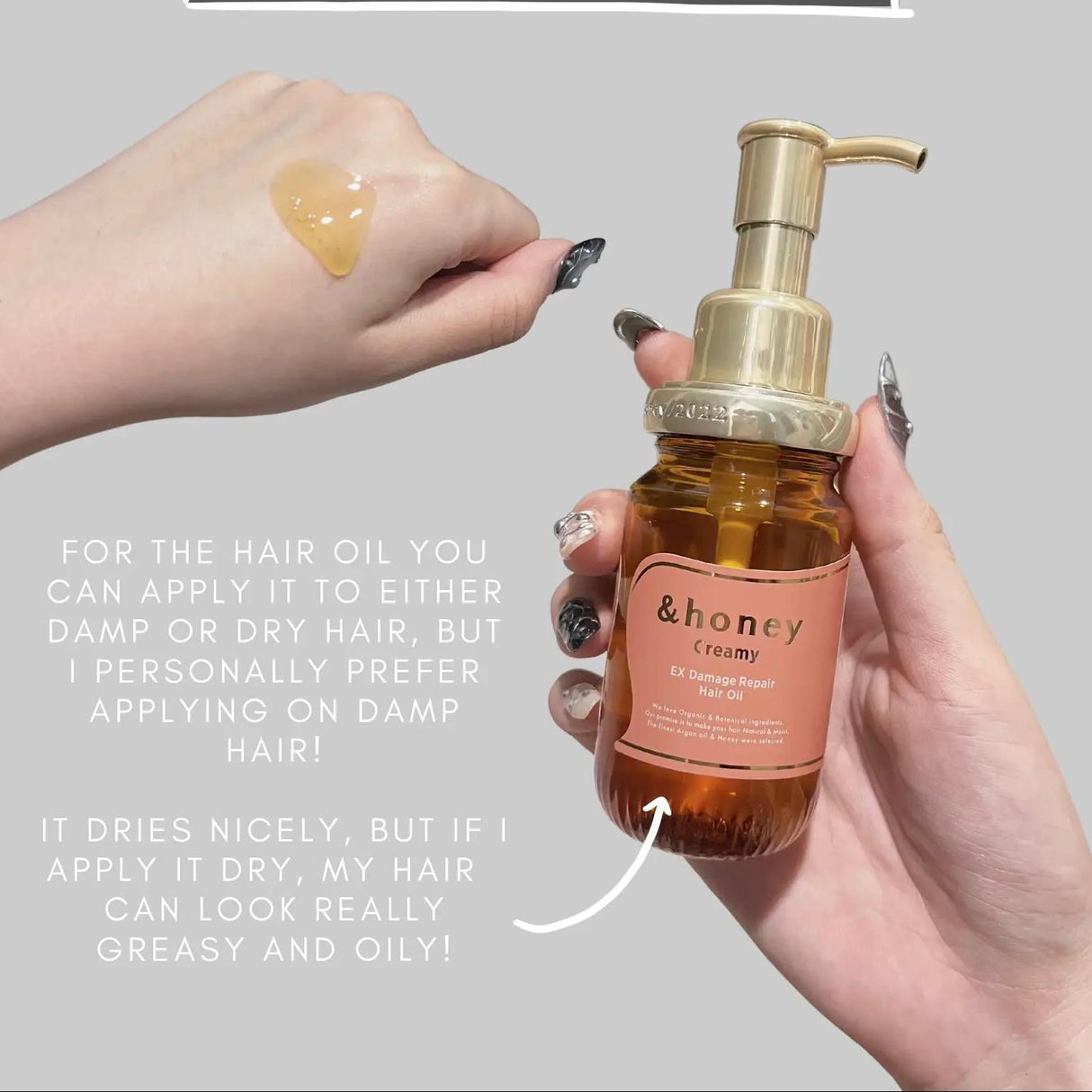 &Honey Creamy EX Damage Repair Hair Oil 3.0 100ml