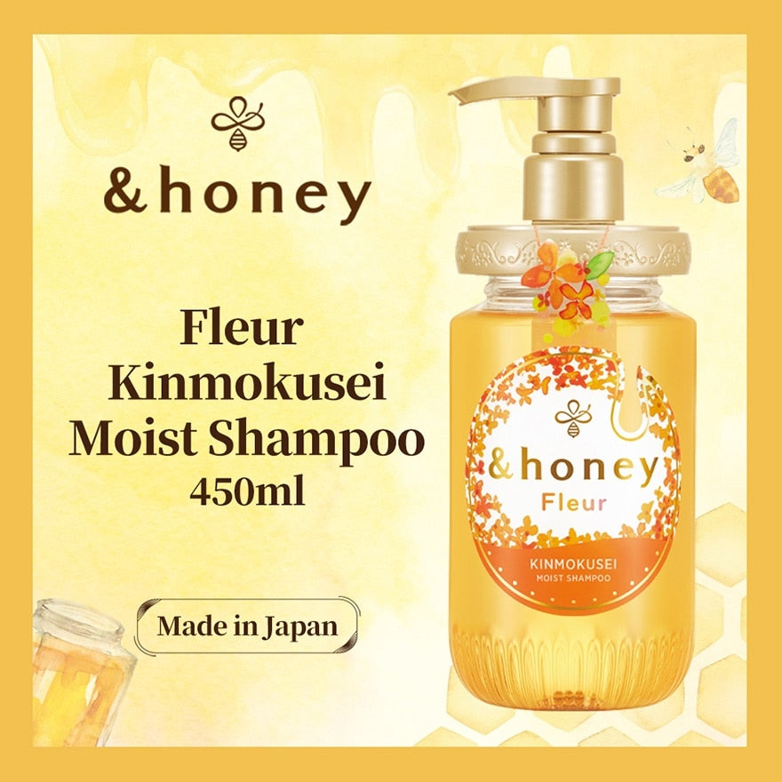&Honey Moist Shampoo Fleur Kinmokusei 2.0 450ml