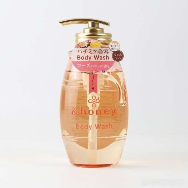 &Honey Body Wash Pure Rose Honey Deep Moist Gel 500ml