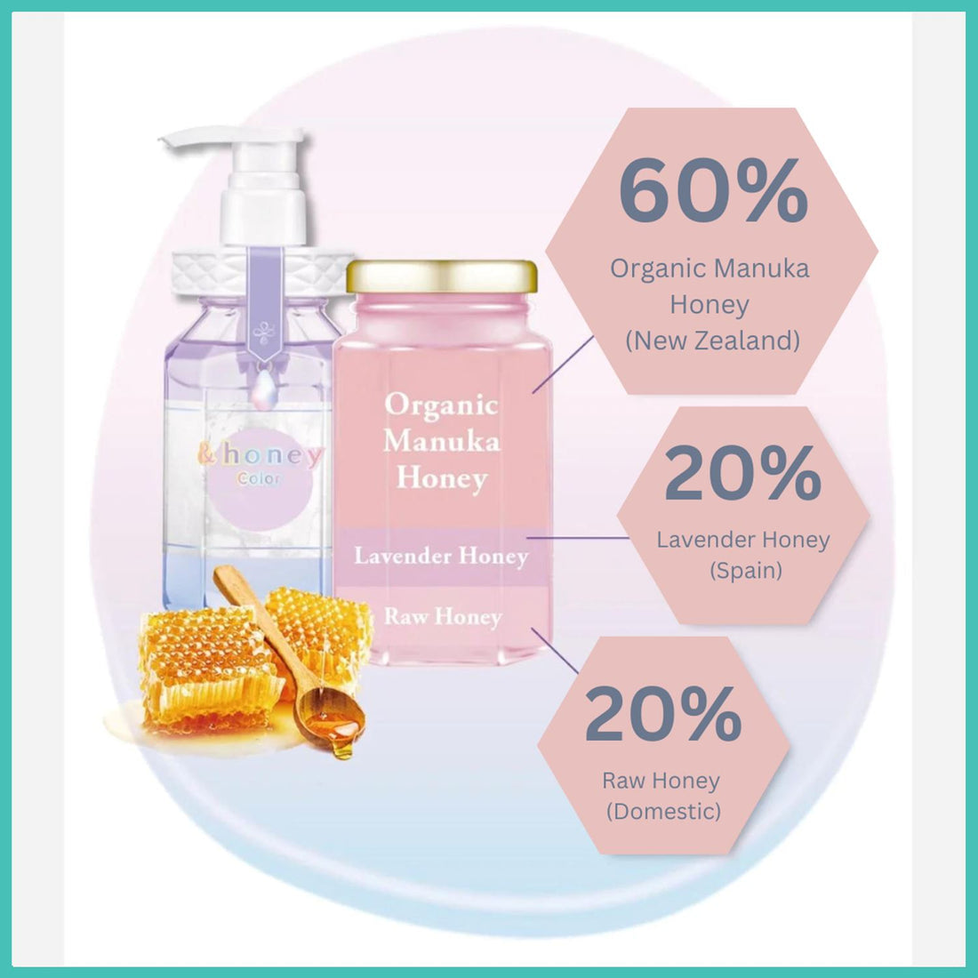 &Honey Hair Shampoo 1.0 Color Control Repair Muguet 440ml