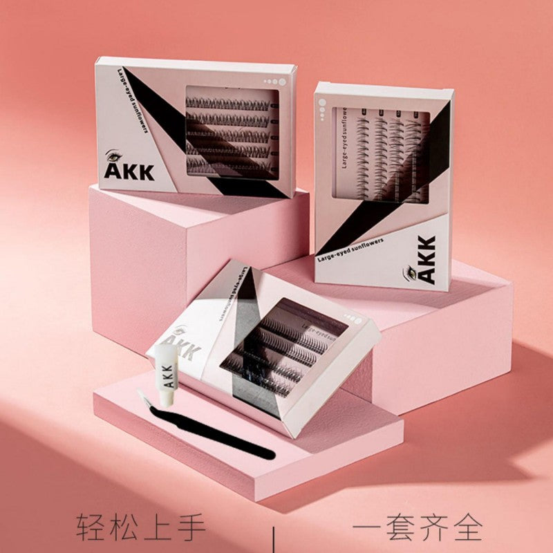 Akk False Eyelashes Thick+Lower Eyelashes
