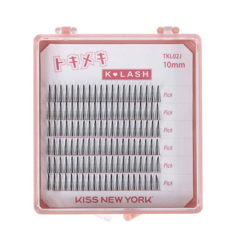 Kiss New York Single Cluster False Eyelashes TKL02J 10mm