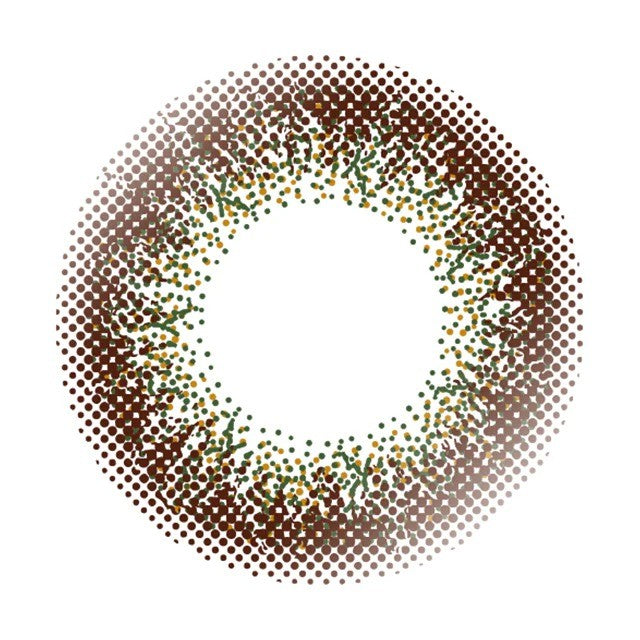 Envie 1-Day Color Contact Lens Olive Brown -4.50 30pcs