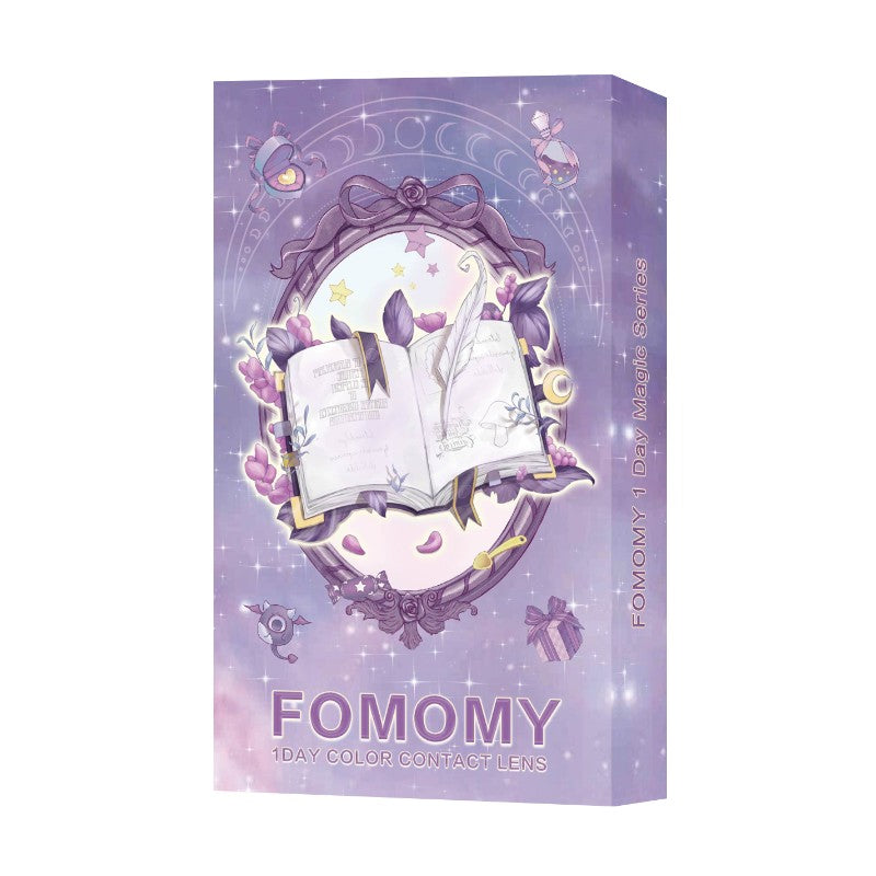 Fomomy 1-Day Colored Contact Lens Magic Moon -3.00 10pcs