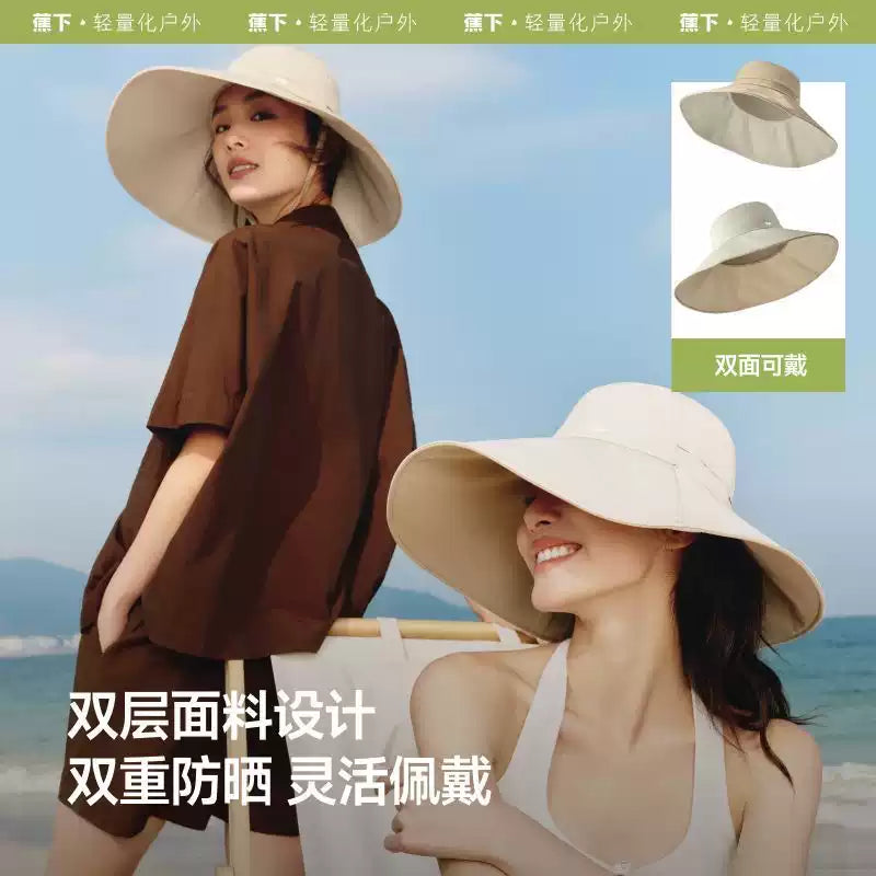 Beneunder Sun Protection Fisherman Hat Bird Brown