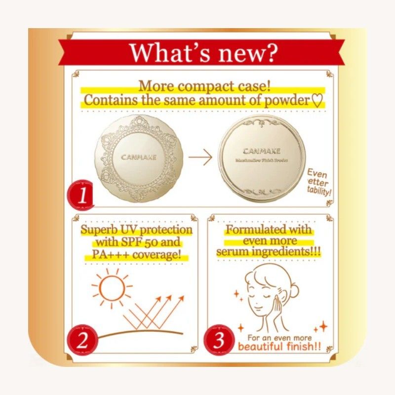 Canmake Marshmallow Finish Powder #MB Matte Beige Ochre