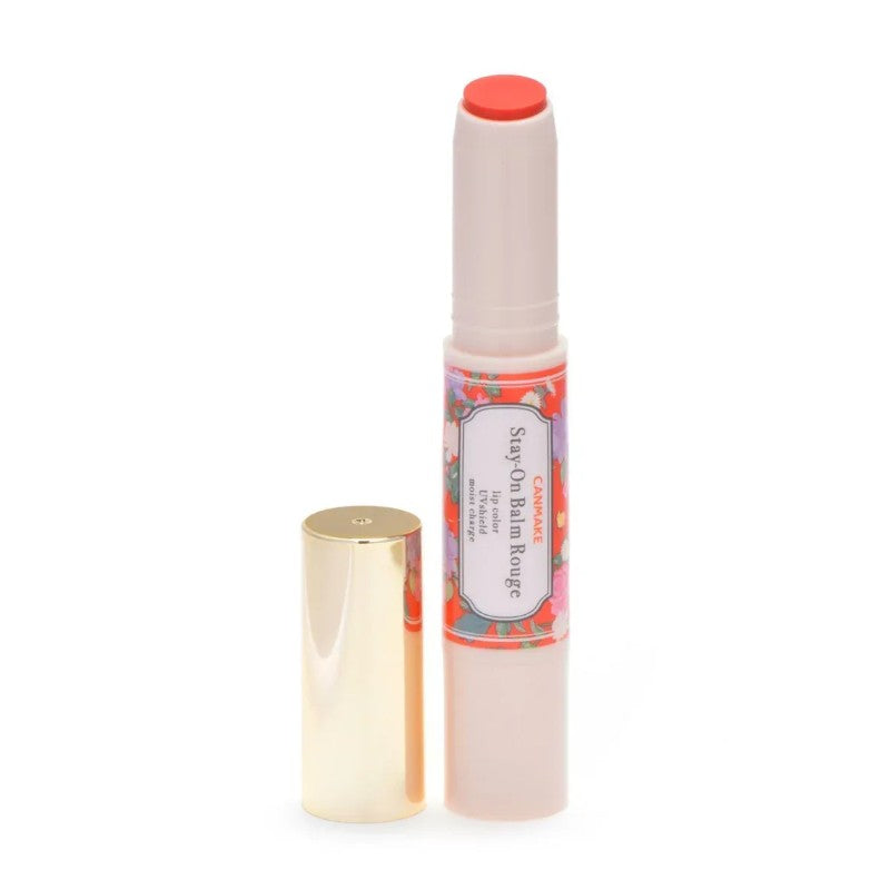 Canmake Stay-On Balm Rouge #02 Smiley Gerbera