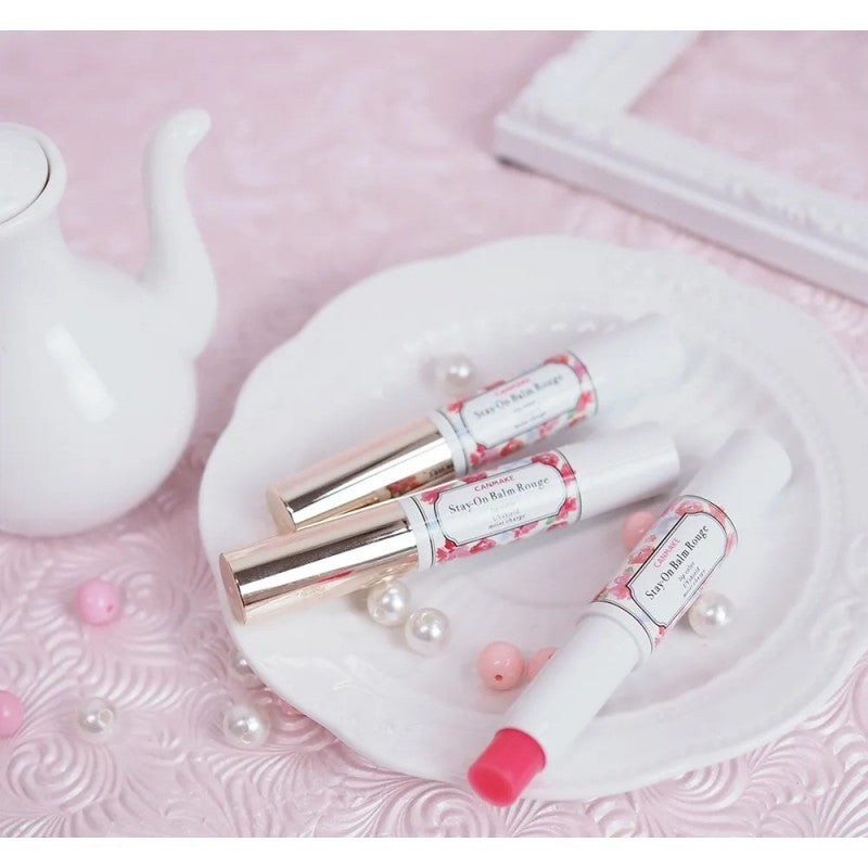Canmake Stay-On Balm Rouge #02 Smiley Gerbera