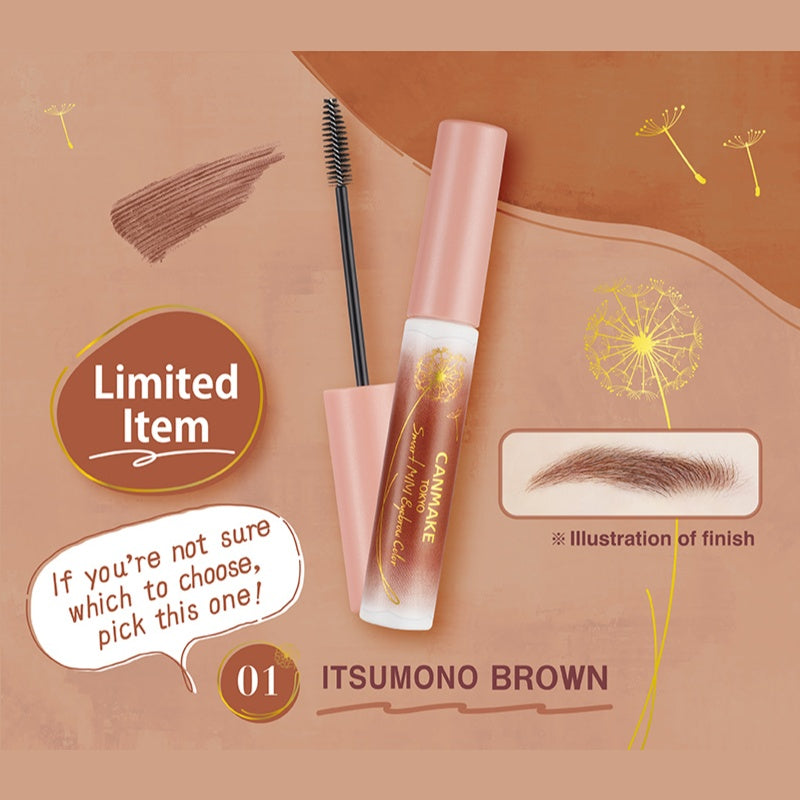 Canmake Smart Mini Eyebrow Color #01 Normal Brown