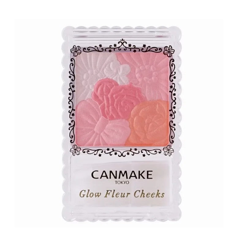 Canmake Glow Fleur Cheek Blush #03 Fairy Orange Fleur