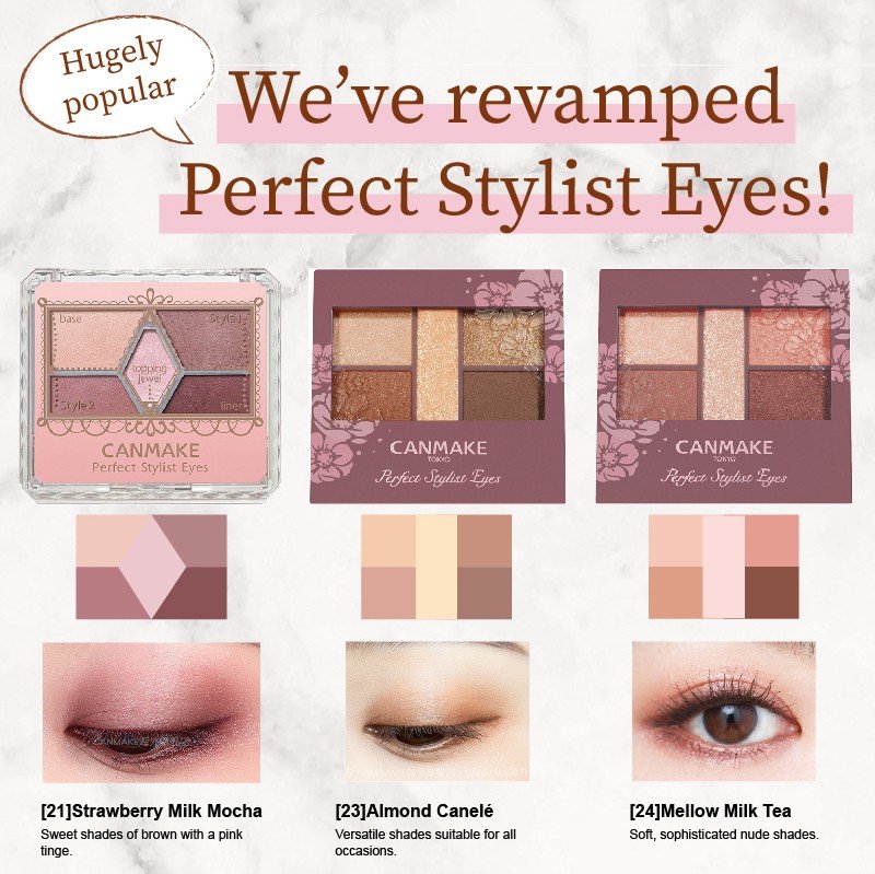 Canmake Perfect Stylist Eyes #23 Almond Canele