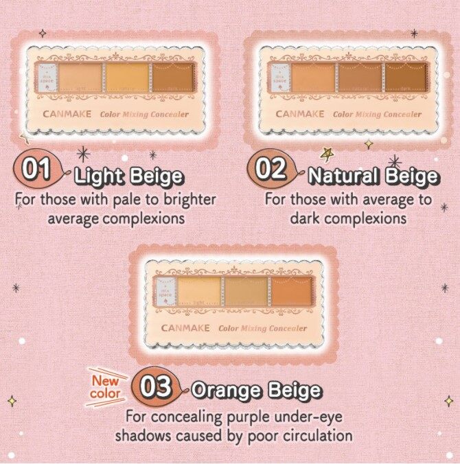 Canmake Color Mixing Concealer #03 Orange Beige