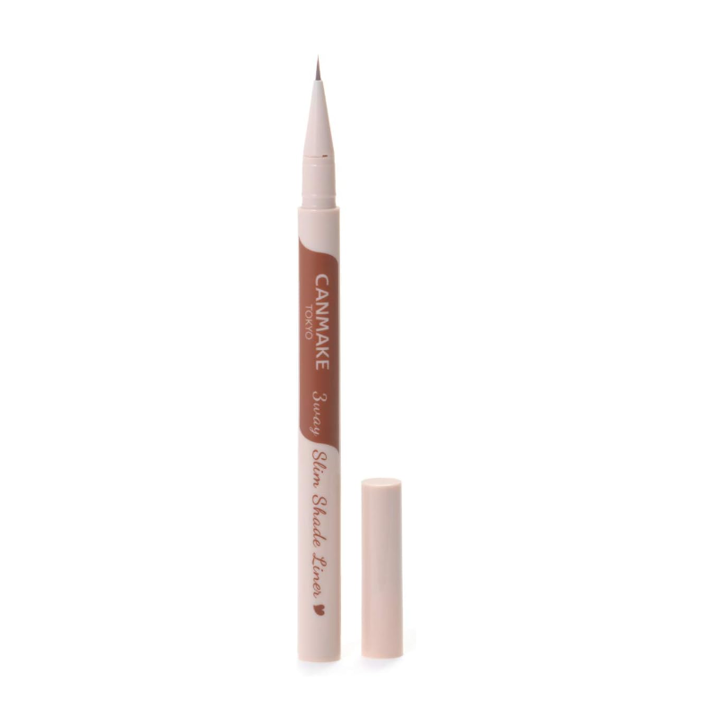 Canmake 3-way Slim Shade Eyeliner #01 Nature Brown