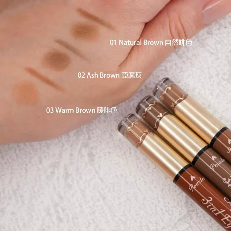 Canmake 3 in 1 Eyebrow Pencil #01 Natural Brown