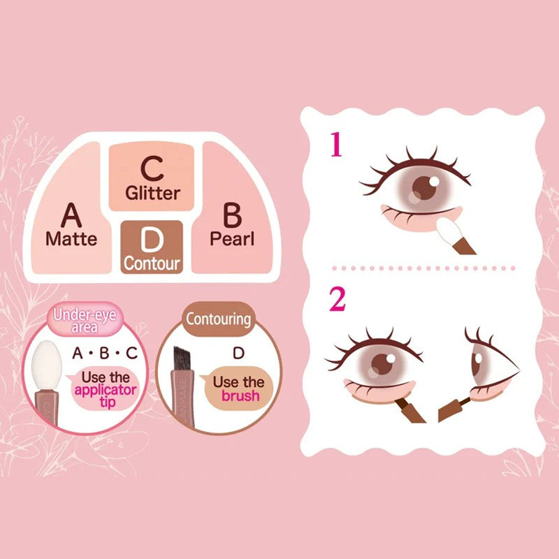 Canmake Plumpuku Coordinate Eyes #01 Apricot Plumpuku