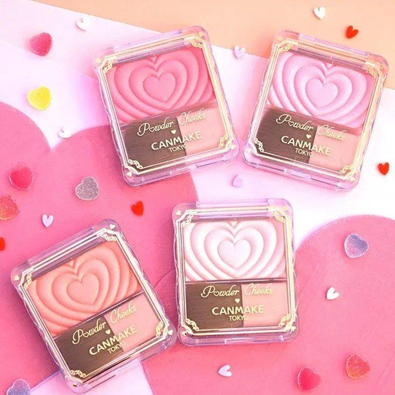 Canmake Powder Cheeks Blush #P01 Powerful Pink