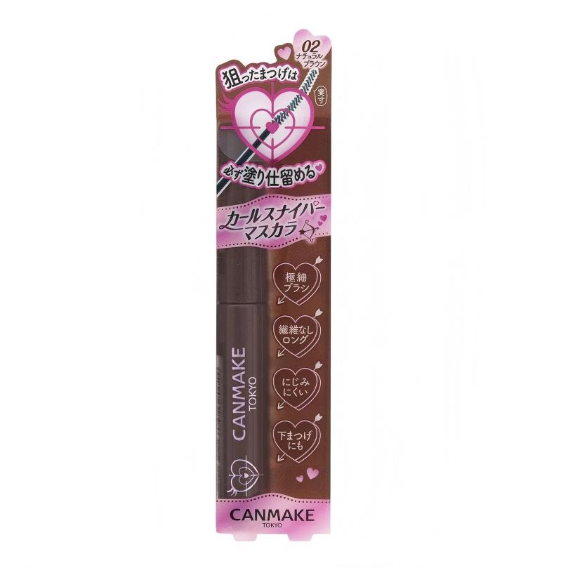 Canmake Curl Sniper Mascara #02 Natural Brown