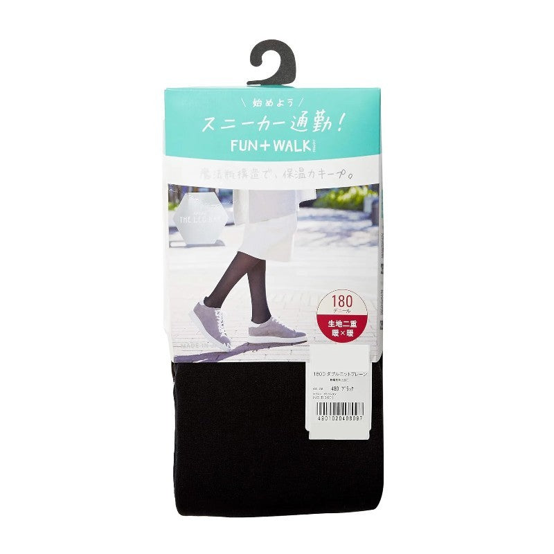Atsugi Double Knit Plain Tights 180D M-L