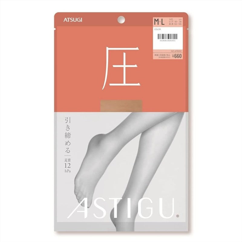 Atsugi Women's Stockings Tightening Pressure ML AP6002 1pcs