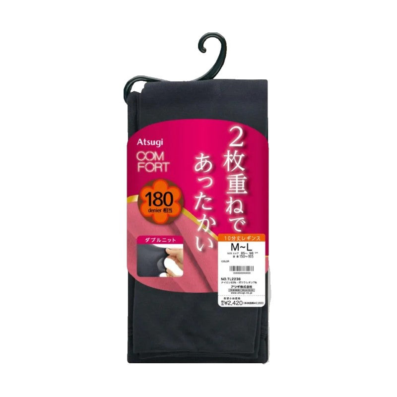 Astigu Warm Double Knit Tights 180D Footless M-L 1pcs