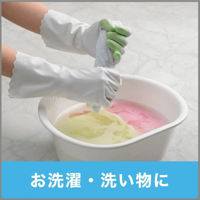 S.T. Antiviral Finger-Tipped Vinyl Gloves L Green