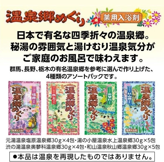 Earth Hot Springs Bath Salt 18pcs