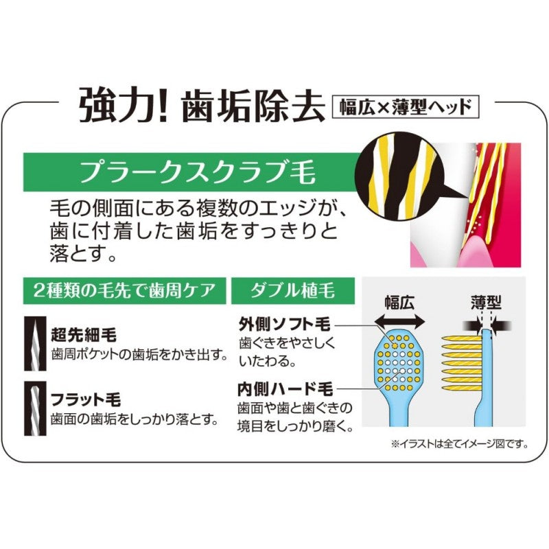 Ebisu Premium Care Row Regular Toothbrush B-3605M