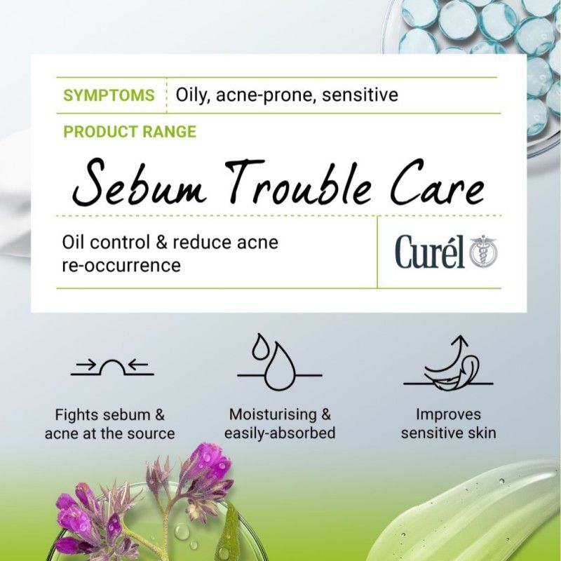 Kao Curel Sebum Trouble Care Foaming Wash 150ml