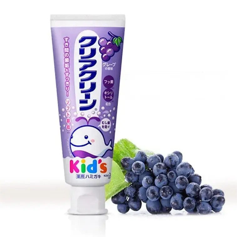 Kao Clear Clean Kids Medicated Toothpaste Grape 70g