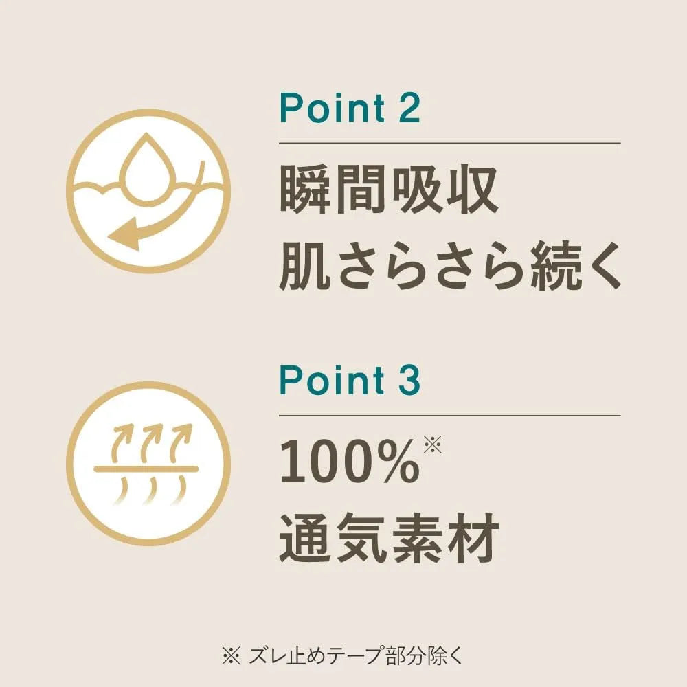 Kao Laurier F Happiness Bare Skin Ultra Slim Sanitary Napkins With Wings 20.5cm 24pcs