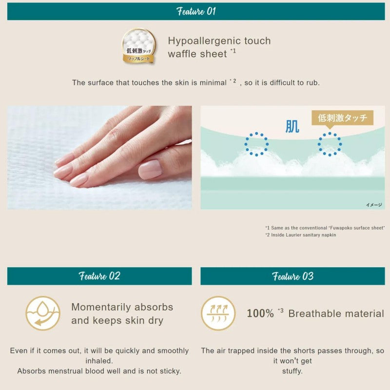 Kao Laurier Happiness Skin Ultra Slim Light Daily Napkins 17cm 32pcs