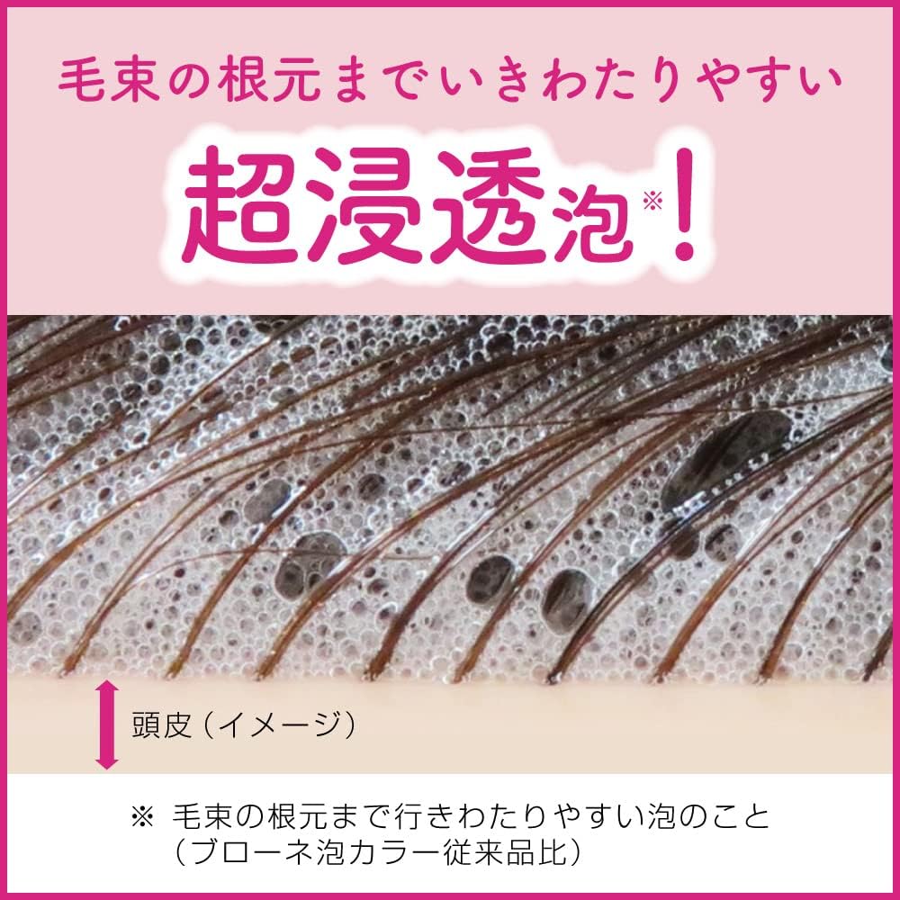 Kao Liese Blaune Hair Color For Grey Hair #7 Dark Brown