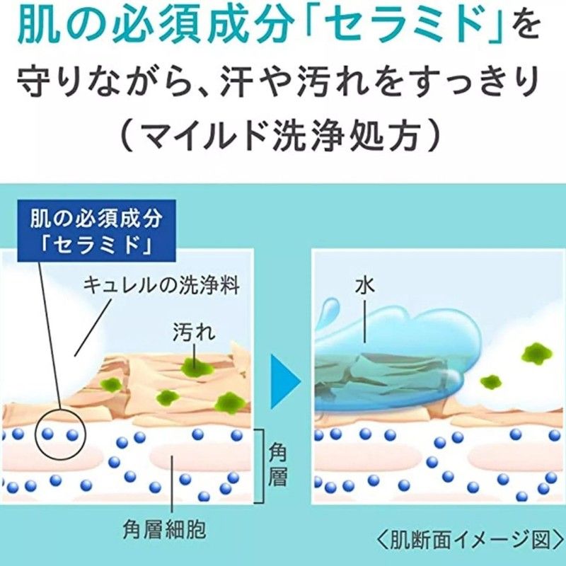 Kao Curel Intensive Moisture Care Foaming Body Wash 480m