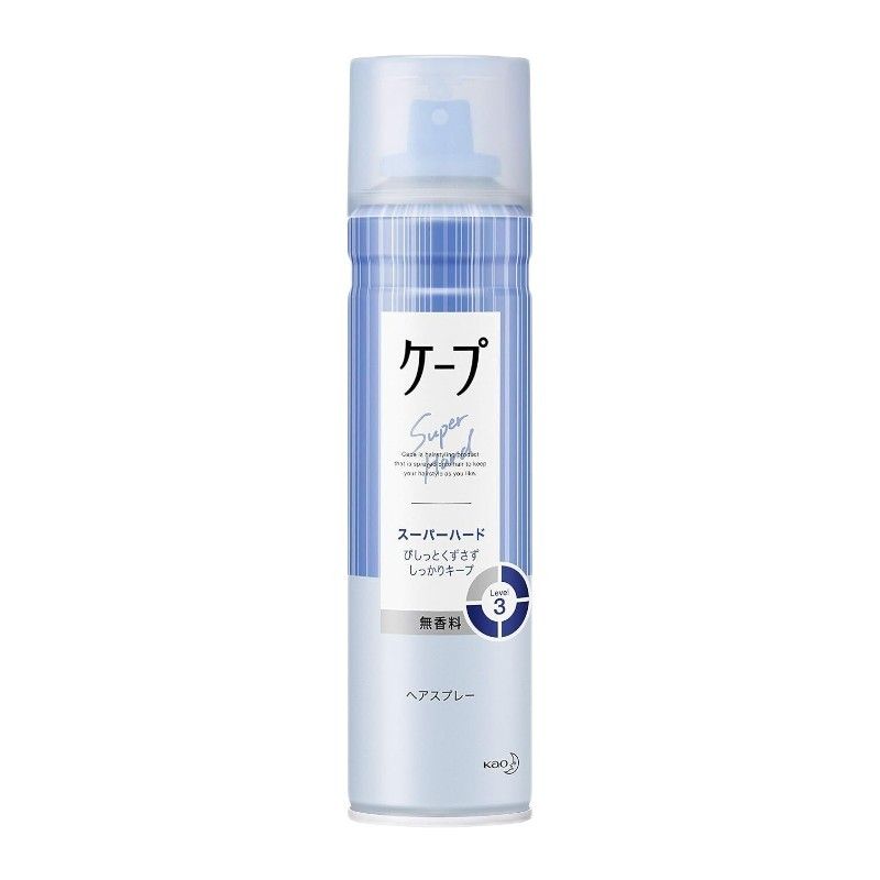 Kao Super Hard Hair Spray Cape Unscented 180g