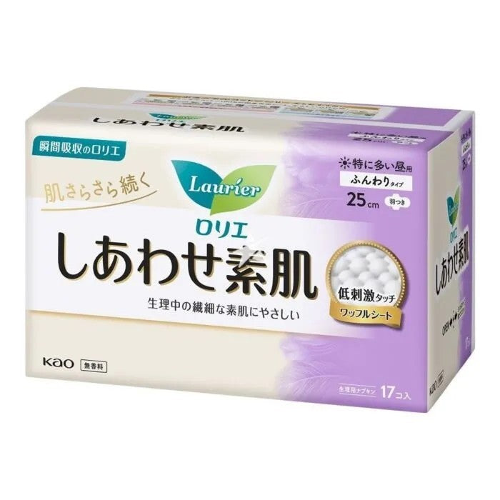 Kao Laurier Super Slim Sanitary Pads with Wing 250mm 17pcs