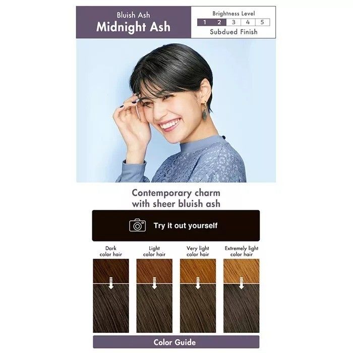 Kao Liese Creamy Bubble Color Midnight Ash